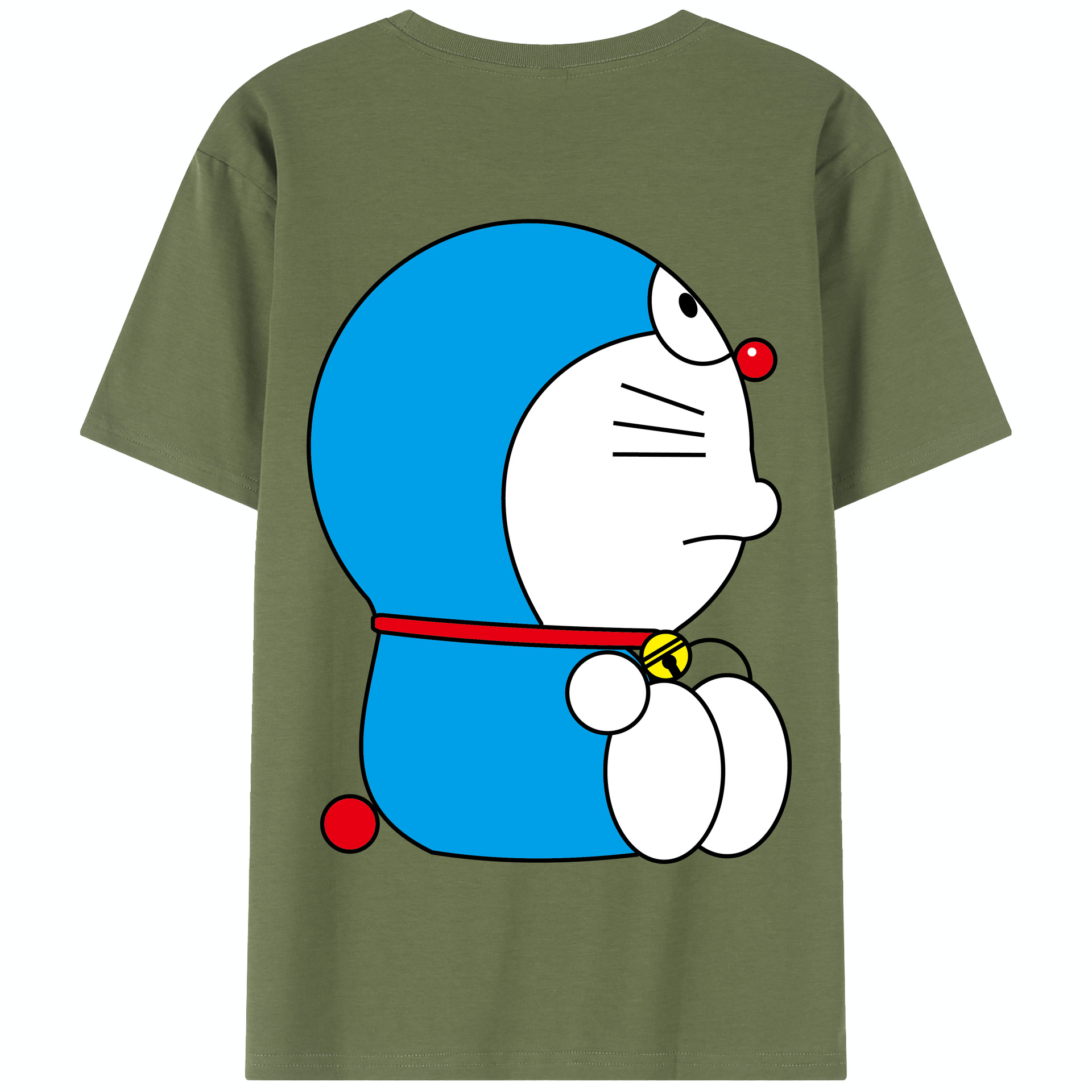 （画像用） ドラえもん Doraemon 綿100％半袖Tシャツ（背面プリント）